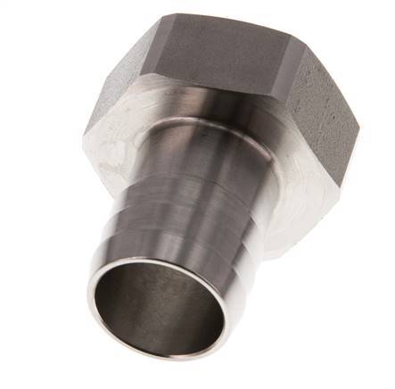 G 1'' x 25mm Stainless steel Hose barb 40 Bar