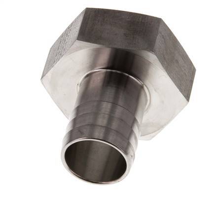 G 1 1/4'' x 25mm Stainless steel Hose barb 40 Bar