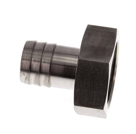 G 1 1/4'' x 25mm Stainless steel Hose barb 40 Bar