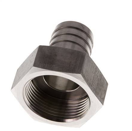 G 1 1/4'' x 25mm Stainless steel Hose barb 40 Bar