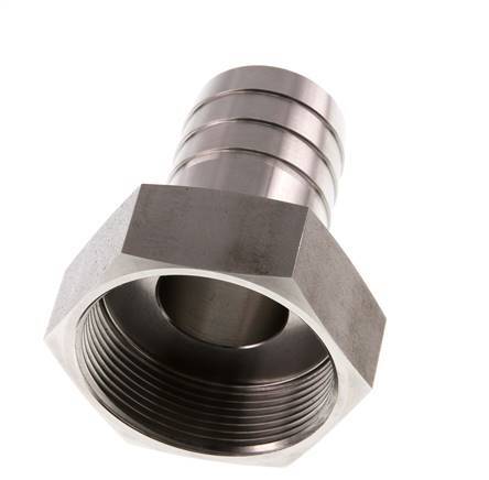 G 2'' x 38mm Stainless steel Hose barb 40 Bar