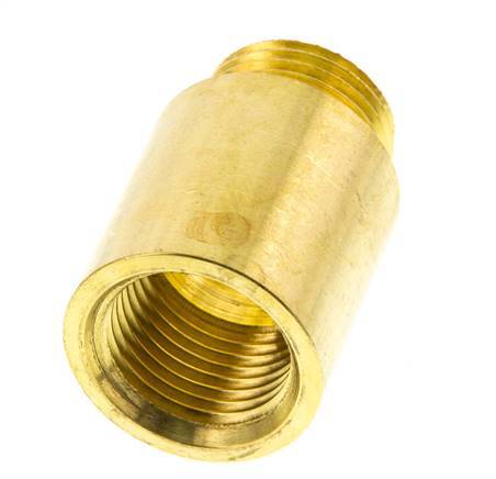G 1/2'' F/M Brass Extension DIN 3523 - 30 mm
