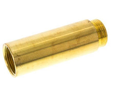 G 1'' F/M Brass Extension DIN 3523 - 100 mm