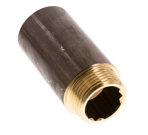 G 1'' F/M Brass Extension DIN 3523 - 65 mm