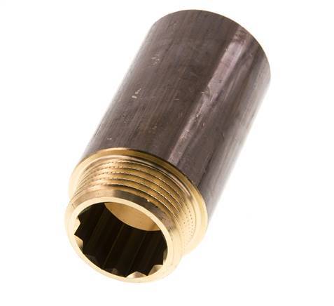 G 1'' F/M Brass Extension DIN 3523 - 65 mm