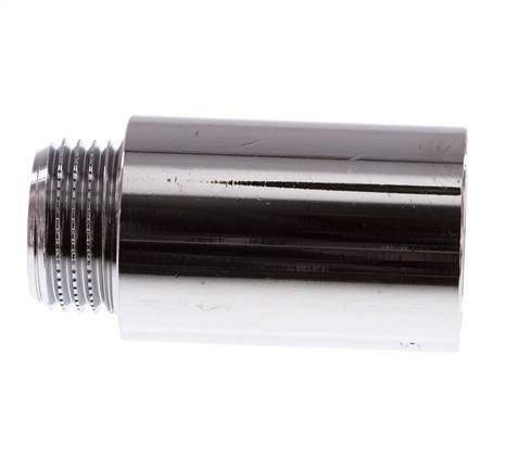 G 1/2'' F/M Chromium plated Brass Extension DIN 3523 - 40 mm