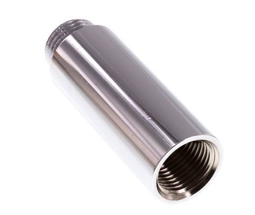 G 1/2'' F/M Chromium plated Brass Extension DIN 3523 - 65 mm