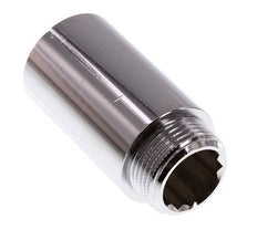 G 3/4'' F/M Chromium plated Brass Extension DIN 3523 - 50 mm