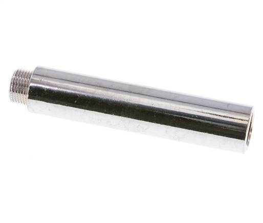G 3/8'' F/M Chromium plated Brass Extension DIN 3523 - 100 mm