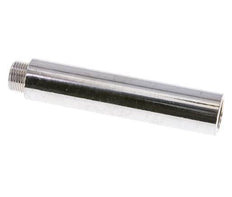 G 3/8'' F/M Chromium plated Brass Extension DIN 3523 - 100 mm