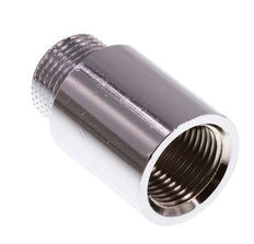 G 3/8'' F/M Chromium plated Brass Extension DIN 3523 - 25 mm