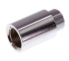 G 3/8'' F/M Chromium plated Brass Extension DIN 3523 - 30 mm