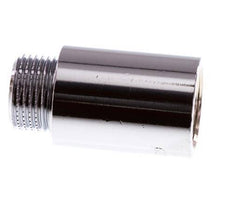 G 3/8'' F/M Chromium plated Brass Extension DIN 3523 - 30 mm
