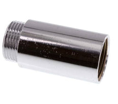 G 1'' F/M Chromium plated Brass Extension DIN 3523 - 65 mm