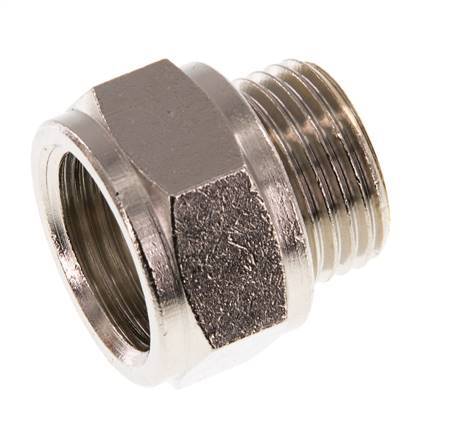 G 1/2'' F/M Nickel plated Brass Extension 16 Bar - 16 mm [2 Pieces]