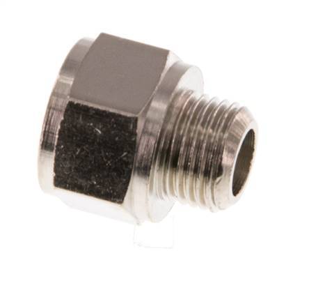 G 1/8'' F/M Nickel plated Brass Extension 16 Bar - 10 mm [5 Pieces]