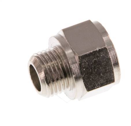 G 1/8'' F/M Nickel plated Brass Extension 16 Bar - 10 mm [5 Pieces]