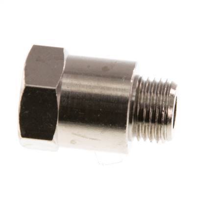 G 1/8'' F/M Nickel plated Brass Extension 16 Bar - 16 mm [5 Pieces]
