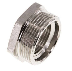 G 1'' x G 1 1/2'' F/M Nickel plated Brass Reducing Ring 16 Bar