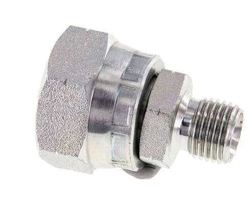 G 1/2'' x G 1/4'' F/M Zinc plated Steel Reducing Adapter 300 Bar - Hydraulic