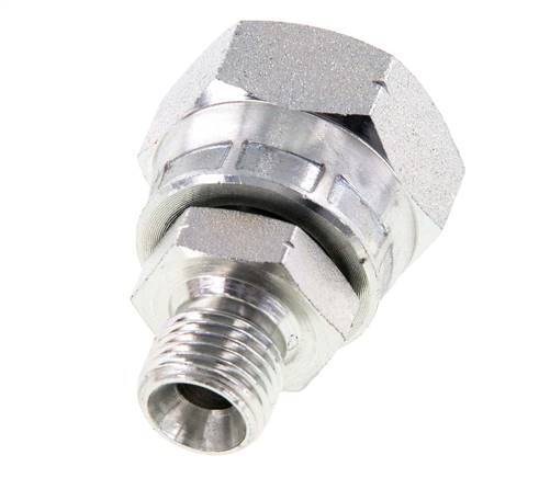 G 1/2'' x G 1/4'' F/M Zinc plated Steel Reducing Adapter 300 Bar - Hydraulic