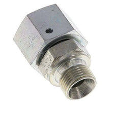 G 1/2'' x G 3/8'' F/M Zinc plated Steel Reducing Adapter 300 Bar - Hydraulic