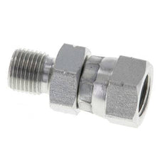 G 1/8'' F/M Zinc plated Steel Reducing Adapter 400 Bar - Hydraulic