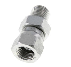 G 1/8'' F/M Zinc plated Steel Reducing Adapter 400 Bar - Hydraulic