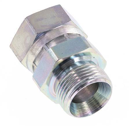 G 3/4'' F/M Zinc plated Steel Reducing Adapter 175 Bar - Hydraulic