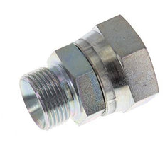 G 1'' x G 3/4'' F/M Zinc plated Steel Reducing Adapter 150 Bar - Hydraulic