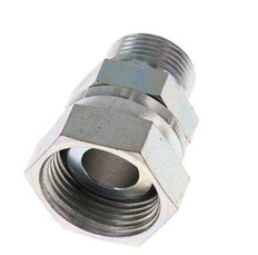 G 1'' x G 3/4'' F/M Zinc plated Steel Reducing Adapter 150 Bar - Hydraulic