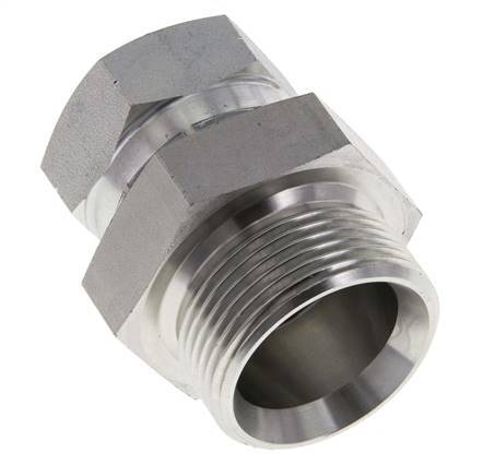 G 1'' x G 1 1/4'' F/M Zinc plated Steel Reducing Adapter 150 Bar - Hydraulic