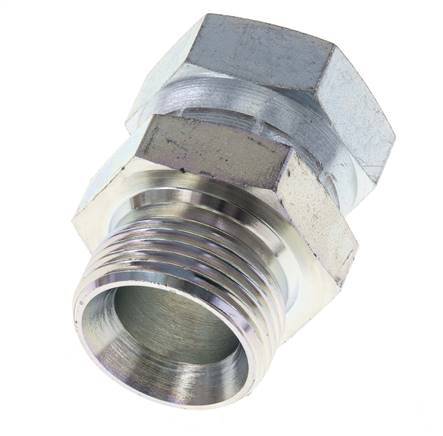 G 1'' F/M Zinc plated Steel Reducing Adapter 150 Bar - Hydraulic