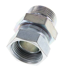 G 1'' F/M Zinc plated Steel Reducing Adapter 150 Bar - Hydraulic