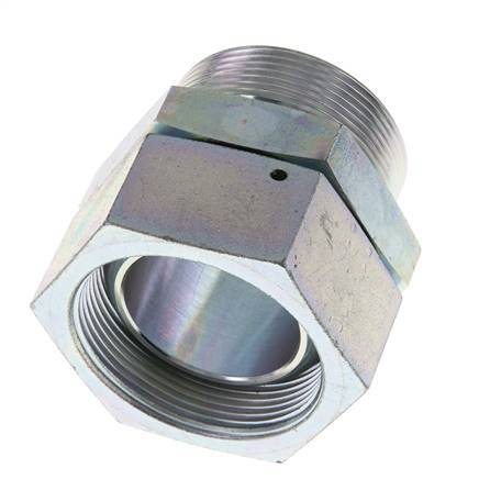 G 2'' F/M Zinc plated Steel Reducing Adapter 75 Bar - Hydraulic
