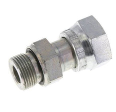 UN 1-3/16''-12 x G 3/4'' F/M Zinc plated Steel Reducing Adapter ORFS 400 Bar - Hydraulic