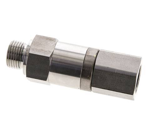 G 1/2'' F/M Stainless steel Swivel Joint 250 Bar - Hydraulic - High-pressure