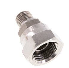 G 1/2'' x G 1/4'' F/M Stainless steel Reducing Adapter 300 Bar - Hydraulic