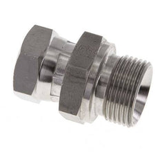 G 1/2'' x G 3/4'' F/M Stainless steel Reducing Adapter 300 Bar - Hydraulic