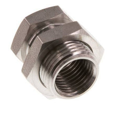 G 1/4'' x G 3/8'' F/M Stainless steel Bulkhead Fitting 40 Bar