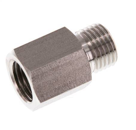 G 1/4'' F/M Stainless steel Extension 40 Bar - 18 mm