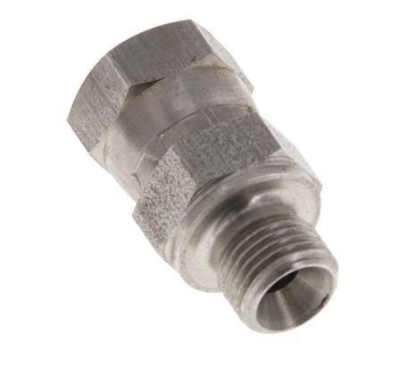 G 1/8'' F/M Stainless steel Reducing Adapter 400 Bar - Hydraulic