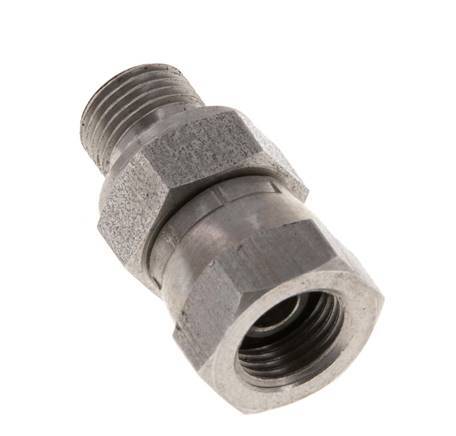 G 1/8'' F/M Stainless steel Reducing Adapter 400 Bar - Hydraulic