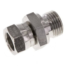 G 3/8'' x G 1/2'' F/M Stainless steel Reducing Adapter 350 Bar - Hydraulic