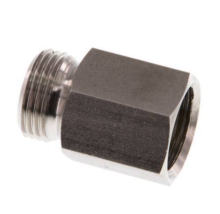 G 3/8'' F/M Stainless steel Extension 40 Bar - 20 mm