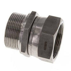 G 1 1/2'' F/M Stainless steel Reducing Adapter 125 Bar - Hydraulic