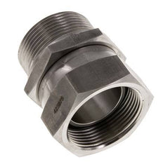 G 1 1/2'' F/M Stainless steel Reducing Adapter 125 Bar - Hydraulic