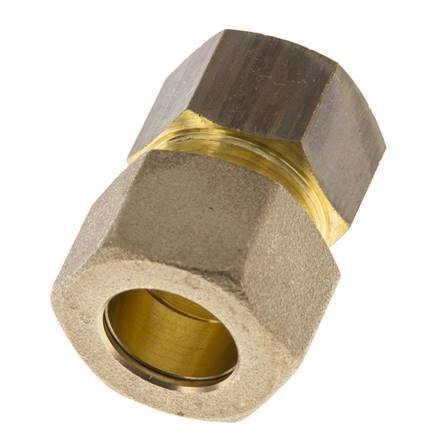 G 1/2'' x 16mm Brass Straight Compression Fitting 76 Bar DIN EN 1254-2