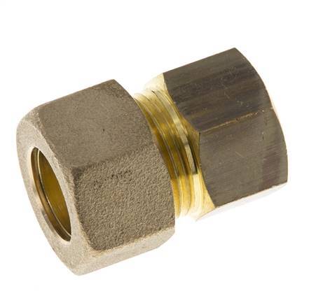 G 1/2'' x 16mm Brass Straight Compression Fitting 76 Bar DIN EN 1254-2