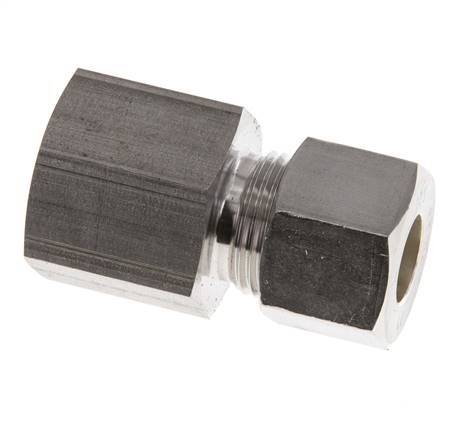 G 1/2'' x 12S Stainless steel Straight Compression Fitting 630 Bar DIN 2353
